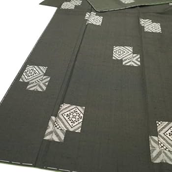 本場奄美大島紬 薩摩大島 愛加那絣 草木泥 伝産シール有 正絹 反物 Amazon.co.jp: 本場奄美大島紬 本場大島紬 着物 愛加那絣 牧絹